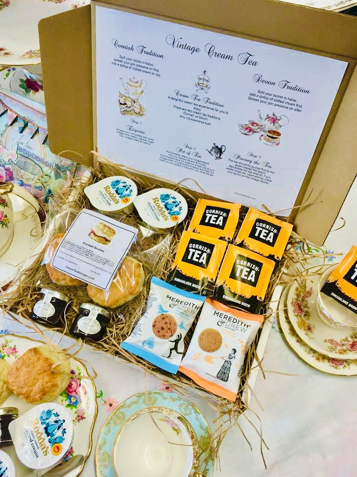 Cornish Afternoon Tea Hamper for Two. – Karmens Tea Room