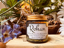 Load image into Gallery viewer, The Shire Candle, The Fellowship Collection, Rivendell Candle and Rohan Candle 3 Large Candles Bookish Candles, Tolkien Candles, Pure Soy Wax Candle