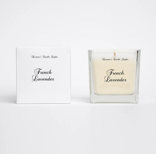 Lavender Candle, French Lavender Candle, Soy Wax Candles. Calming Candles, Spa Candle