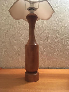 Teak Table Lamp Danish Mid Century Modern Vintage Retro Lamp 1970s teak lamp