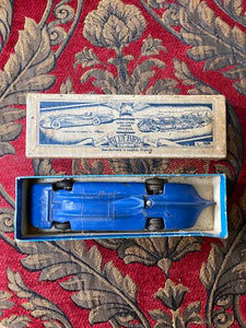 Britains Pre War Lead c1935 Boxed No.1400 BLUEBIRD LAND SPEED RECORD CAR
