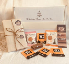 Load image into Gallery viewer, Mystery Romance Book Hamper Gift. Bookish and tea gifts.
