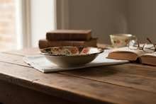 Load image into Gallery viewer, Antique Pierced Berry Bowl, Semi Porcelain, J. Kent, England c.1850