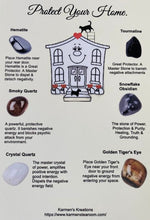 Load image into Gallery viewer, House Protection Crystals. Home Protection Crystals.