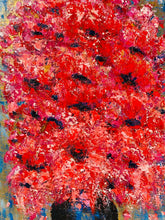 Load image into Gallery viewer, Original Abstract Oil Painting On Canvas Flower Power Textured art Impasto