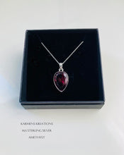 Load image into Gallery viewer, Amethyst Necklace, 925 Sterling Silver Chain