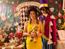 Load image into Gallery viewer, Alice in Wonderland and the Mad Hatter Tea Party.