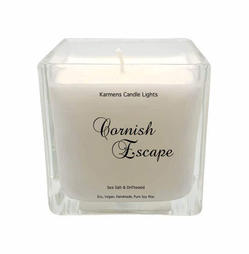 Cornish Escape, Soy Wax Candle, Sea Salt Driftwood Candle,  Summer Candles