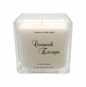 Cornish Escape, Soy Wax Candle, Sea Salt Driftwood Candle,  Summer Candles