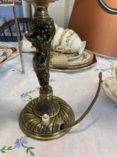 Load image into Gallery viewer, Antique French Bouillotte Table Lamp with neoclassical figure