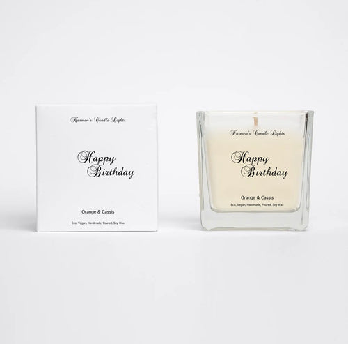 Happy Birthday Candle, Celebration Candles, Soy Wax Candles.
