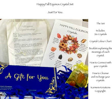 Load image into Gallery viewer, Autumn Equinox Crystal Set. Autumn Equinox