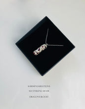 Load image into Gallery viewer, Dragons Blood Pendant, 925 Sterling Silver Chain