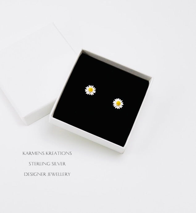 Daisy Earrings gift set 925 Sterling Silver