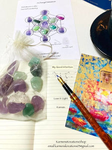 Good intentions, Metatron's crystal grid kit