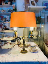 Load image into Gallery viewer, Antique French Bouillotte Table Lamp with neoclassical figure