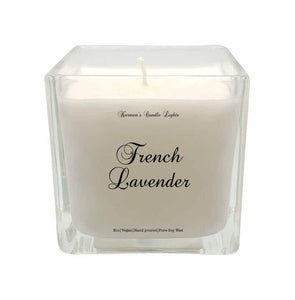 Lavender Candle, French Lavender Candle, Soy Wax Candles. Calming Candles, Spa Candle