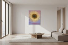 Load image into Gallery viewer, Hazy sunflower original painting, oils on canvas by Karmen’s Kreations