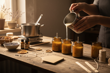 Load image into Gallery viewer, I enjoy the creative process of making candles, mixing natural fragrances and herbs. Take a peep on my blogs for tipsy.