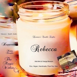 Rebecca Candle - Rebecca Book inspired candle, Daphne du Maurier, Book Candle Gift Soy Candle - Bookish Candle - Book inspired candle - Manderley candle