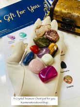 Load image into Gallery viewer, Crystal kit with a treasure chest and crystal chart