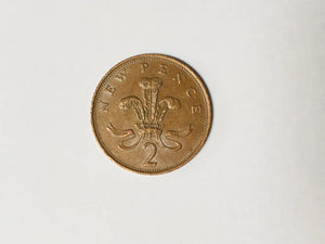 1971 Two New Pence Coin Rare new pence coin