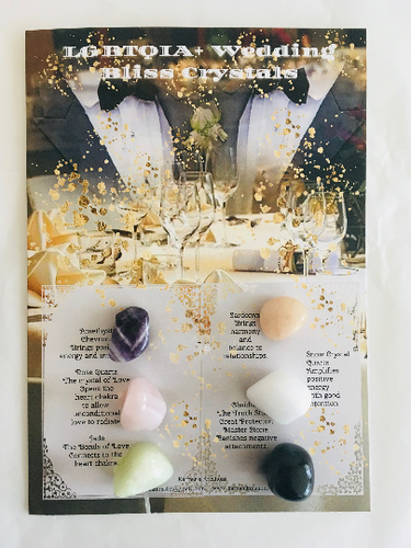 Wedding Crystal Set.  LGBTQIA+ Wedding Crystal Set