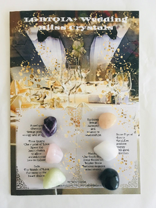 Wedding Crystal Set.  LGBTQIA+ Wedding Crystal Set