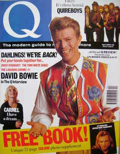 Q Magazine April 1990 Issue 43 David Bowie front cover