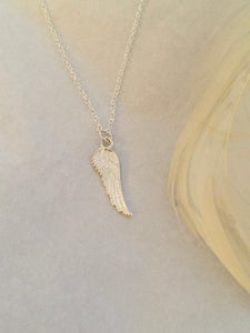 Angel Wing Necklace, 925 Sterling Silver Angel Jewellery