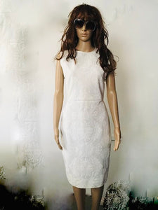 Vintage White Dress UK Size 10