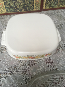 Set of Corning Ware Casserole Dish with Lid Set of Corning Ware Casserole Dishes Stamped Corning Ware Highly Collectable