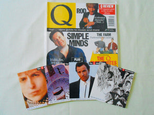 Q Magazine May 1991 Issue 56 Simple Minds front cover with The Q sleevenotes