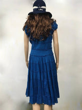Load image into Gallery viewer, Vintage Boho Gyspy Dress, 1970s Dress UK Size 10