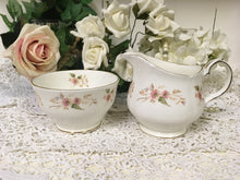 Load image into Gallery viewer, Duchess, &quot;Glen 316&quot; pattern, pink flowers, Creamer and Sugar Bowl c.1960s