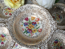Load image into Gallery viewer, Large Salad Bowl. H&amp;K Tunstall, c1933-1942.  ’Old English Needlepoint’ pattern.