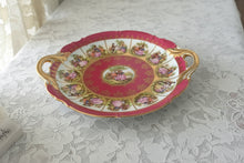 Load image into Gallery viewer, JKW Carlsbad BAVARIA SYLVIA Large Decorative Plate two handle Beehive stamp Number 13