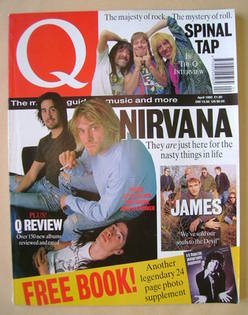 Q Magazine April 1992 Issue 67 Nirvana front cover