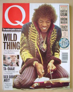 Q Magazine June 1992 Issue 69 Jimi Hendrix front cover