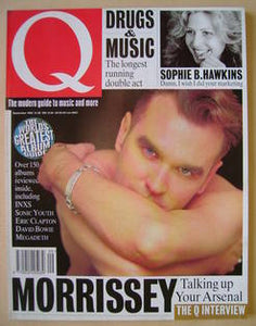 Q Magazine September 1992 Issue 72  Morrissey front cover