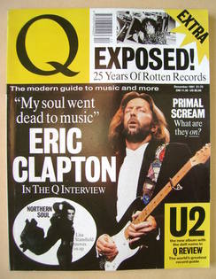Q Magazine December 1991 Issue 63 Eric Clapton front cover