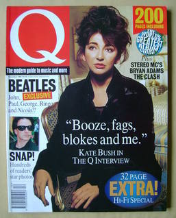 Q Magazine December 1993 Issue 87 Kate Bush front cover