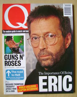 Q Magazine March 1994 Issue 90 Eric Clapton front cover