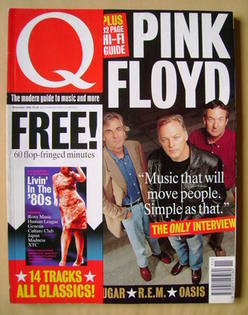 Q Magazine November 1994 Issue 98 Pink Floyd front cover