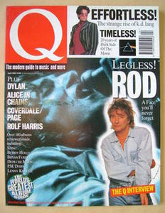 Q Magazine April 1993 Issue 79 Rod Stewart front cover