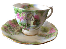 Load image into Gallery viewer, Royal Albert, &quot;The Old Mill&quot;, Tea cup and Saucer c.1950s.