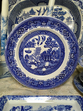 Load image into Gallery viewer, Alfred Meakin, England, Old Willow, Blue and White Plate c.1940s