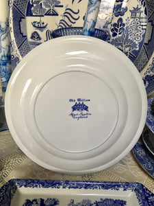 Alfred Meakin, Old Willow, Blue and White Plate c.1940s