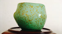 Load image into Gallery viewer, Murano, art glass, hand blown, Murano Vase, sculptured vase.