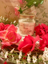 Load image into Gallery viewer, Rose, Pure Soy Wax Candle. 12oz / 345ml (Large). Aromatherapy Essential Oils
